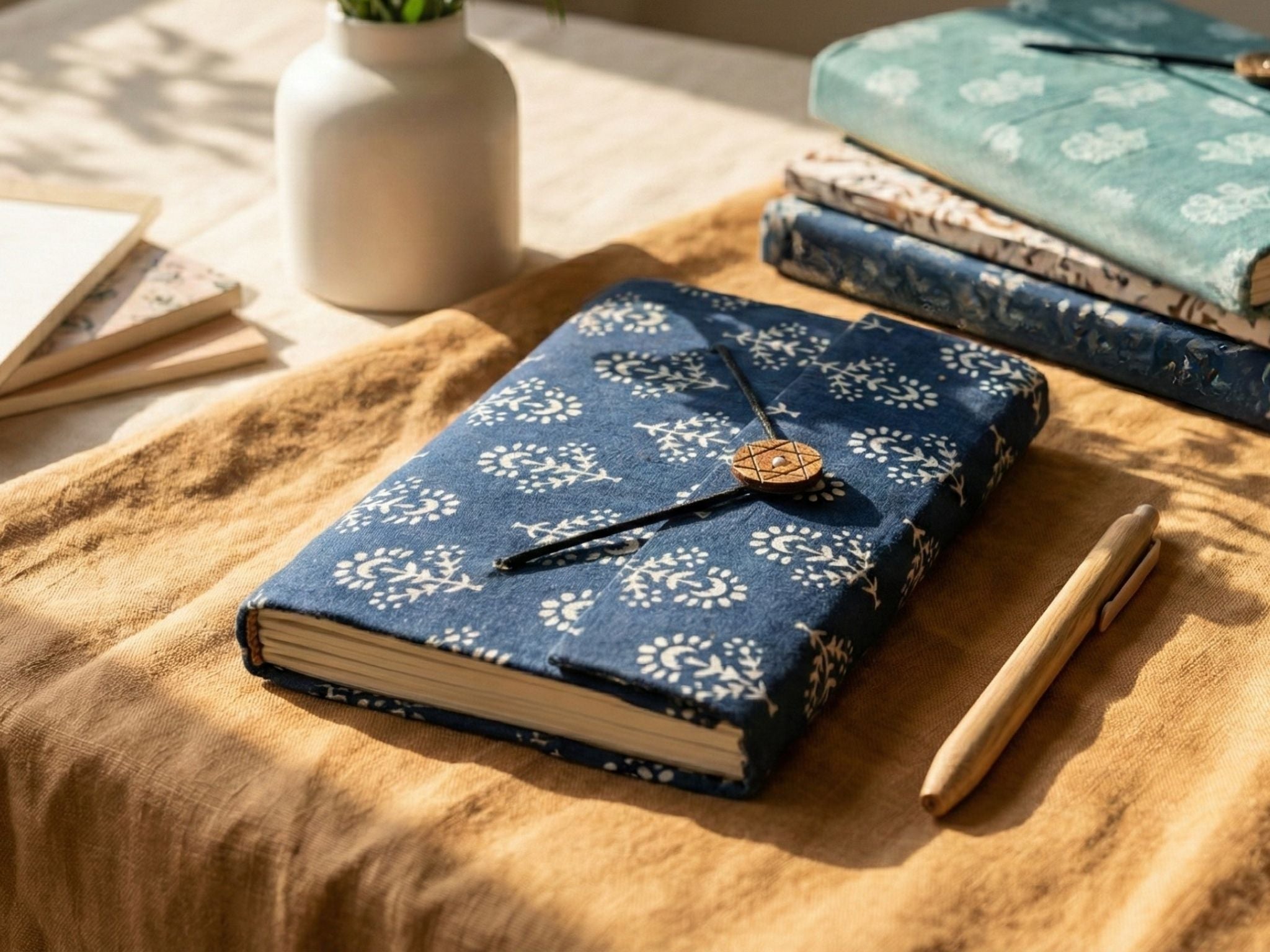 Handcrafted Recycled Paper Journals