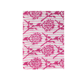 Nikhar Pure Linen Hand-Printed Table Runner - Pink