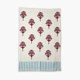 Harmony Cotton Waffle Kitchen Towels - Red Dahlia