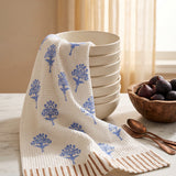 Harmony Cotton Waffle Kitchen Towels - Cornflour Blue
