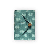 Handcrafted Recycled Paper Journal A5 - Sea Green