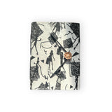 Handcrafted Recycled Paper Journal A5 - Tribal Art