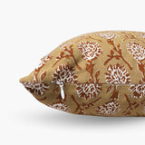 Nikhar Pure Linen Throw Pillow Cover - Chai Brown