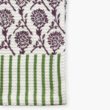 Nikhar Cotton Waffle Kitchen Towel - Deep Mauve