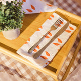 Terra - Pure Linen Table Napkins (Set of 2) - Orange