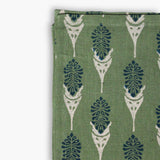 Bahaar Table Napkin - Oil Green Set of 2