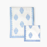 Nila Hand-Printed Dining Linen Set | Table Runner & Napkin