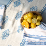 Nila Hand-Printed Dining Linen Set | Table Runner & Napkin