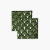 Zeenat Table Napkin - Chive Set of 2