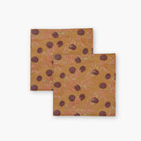 Rasa - Pure Cotton Table Napkin Set of 2 - Biscuit Brown