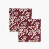 Bella Table Napkins Set of 2 - Wine Red
