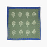 Sara - Pure Cotton Table Napkin Set of 2 - Oil Green