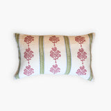 Sara Lumbar Throw Pillow Cover - Mauve