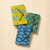 Assorted Set of 3 Handcrafted Journals | Fern Green, Lemon Yellow & Blue