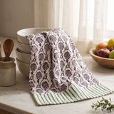 Nikhar Cotton Waffle Kitchen Towel - Deep Mauve
