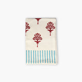 Harmony Cotton Waffle Kitchen Towels - Red Dahlia