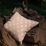 Nikhar Pure Linen Throw Pillow Cover - Gray & Dusty Pink