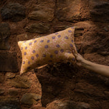 Rasa - Lumbar Pure Linen Throw Pillow Cover - Biscuit Brown