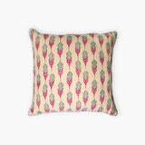 Bahaar Throw Pillow Cover - Peach