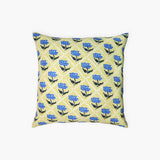 Noor - Nikhar Butter Yellow & Lily Green Throw Pillow Cover Set of 2