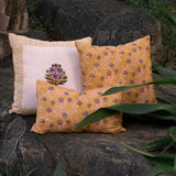 Rasa - Lumbar Pure Linen Throw Pillow Cover - Biscuit Brown
