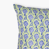 Nikhar Pure Linen Throw Pillow Cover - Lily Green
