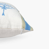 Ira - Pure Linen Throw Pillow Cover - Cornflour Blue