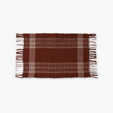 Handwoven Placemats- Set of 4 - Brick Red