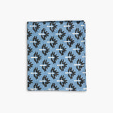 Zeenat Linen Table Runner - Steel Blue