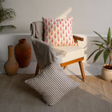 Bahaar Throw Pillow Cover - Peach