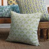 Zeenat Throw Pillow Cover - Powder Blue