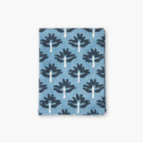 Zeenat Linen Table Runner - Steel Blue